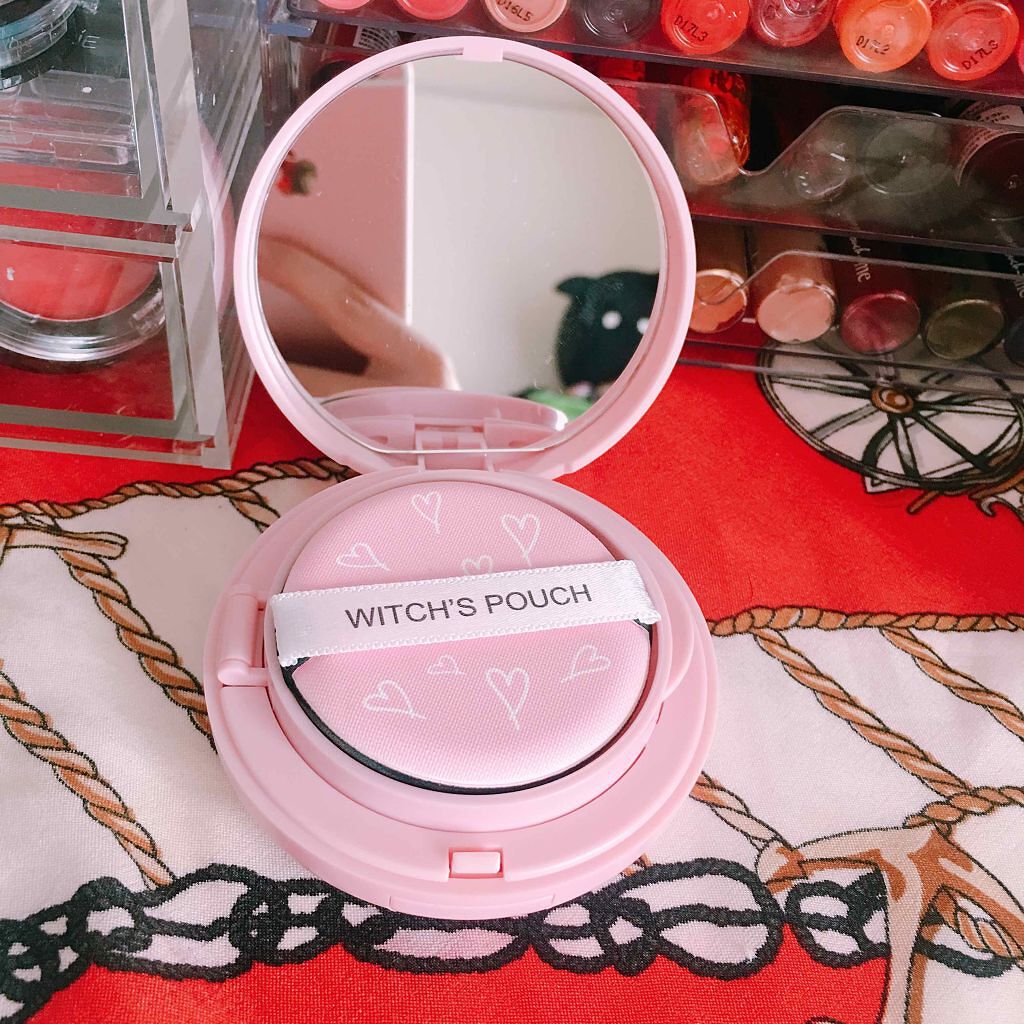 モイスチャーライズ カバー クッション/Witch's Pouch/クッションファンデーションを使ったクチコミ(2枚目)