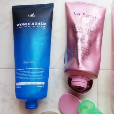 WONDER BALM/La'dor/洗い流すヘアトリートメントを使ったクチコミ（2枚目）