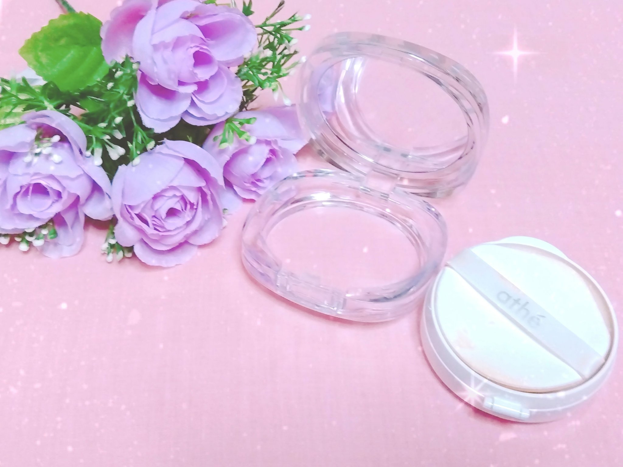 グレーズ ウォータリング クッション/athé/クッションファンデーションを使ったクチコミ（2枚目）