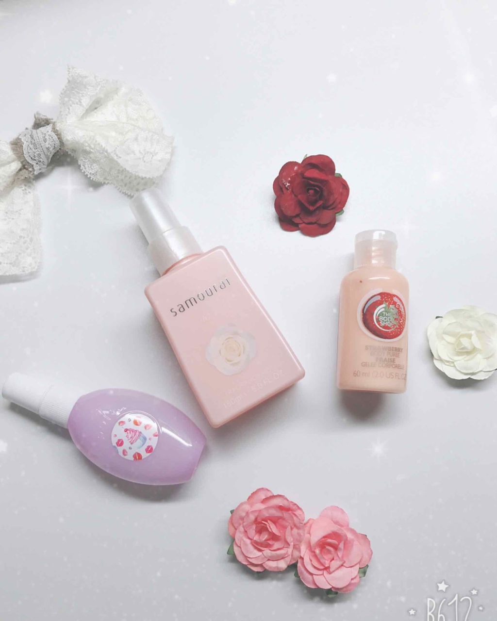 ストロベリーピューレ ボディローション/THE BODY SHOP/香水(その他)を使ったクチコミ(1枚目)