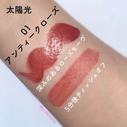 ジューシーリップティント/キャンメイク/口紅を使ったクチコミ(3枚目)