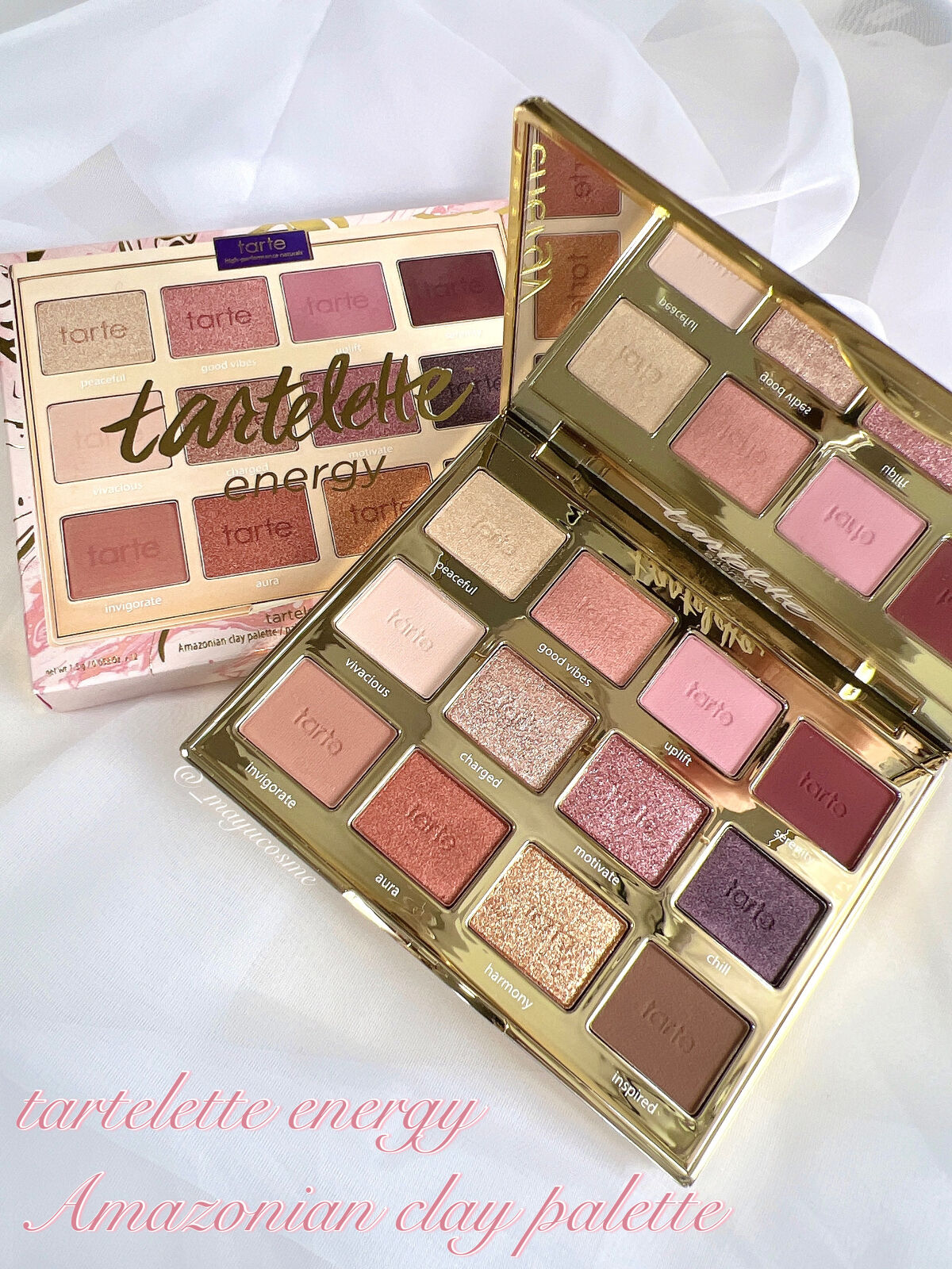 タルトレット Ｅ  アマゾニアンクレイ パレット/tarte/アイシャドウパレットを使ったクチコミ（1枚目）