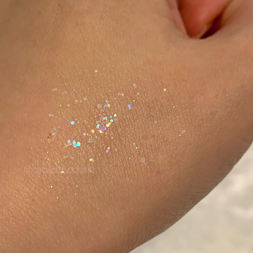 ゲットルーズグリッタージェル/unleashia/グリッターを使ったクチコミ(3枚目)