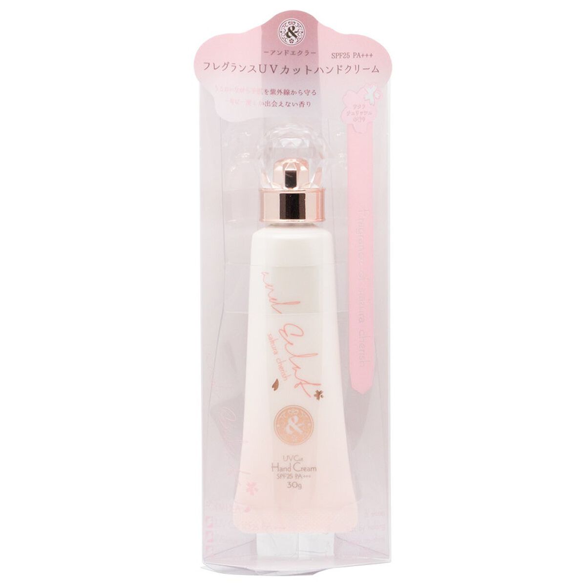 UVカットハンドクリーム サクラチェリッシュの香り and Eclat