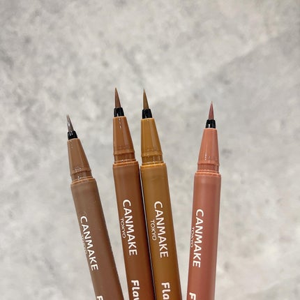 フローレスブロウリキッド/キャンメイク/リキッドアイブロウを使ったクチコミ(3枚目)