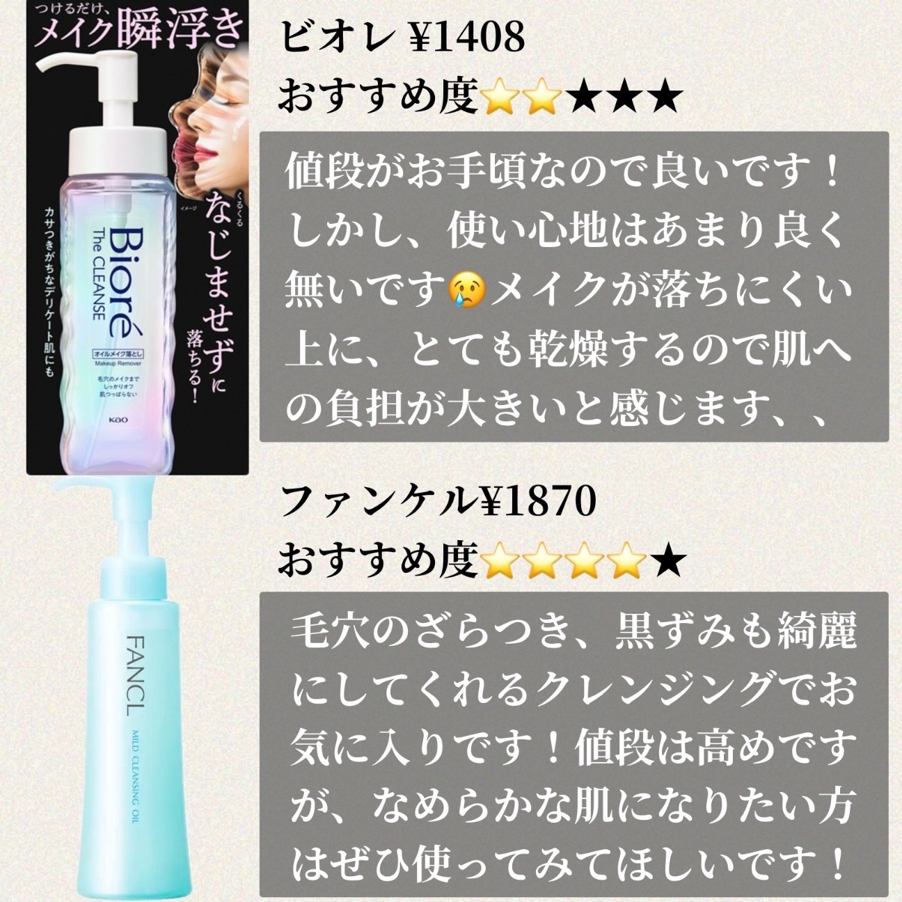 マイルドクレンジング オイル/ファンケル/オイルクレンジングを使ったクチコミ（3枚目）