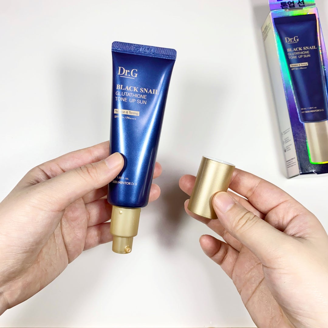 ブラックスネイルグルタチオントーンアップサン/Dr.G/日焼け止めクリームを使ったクチコミ(5枚目)