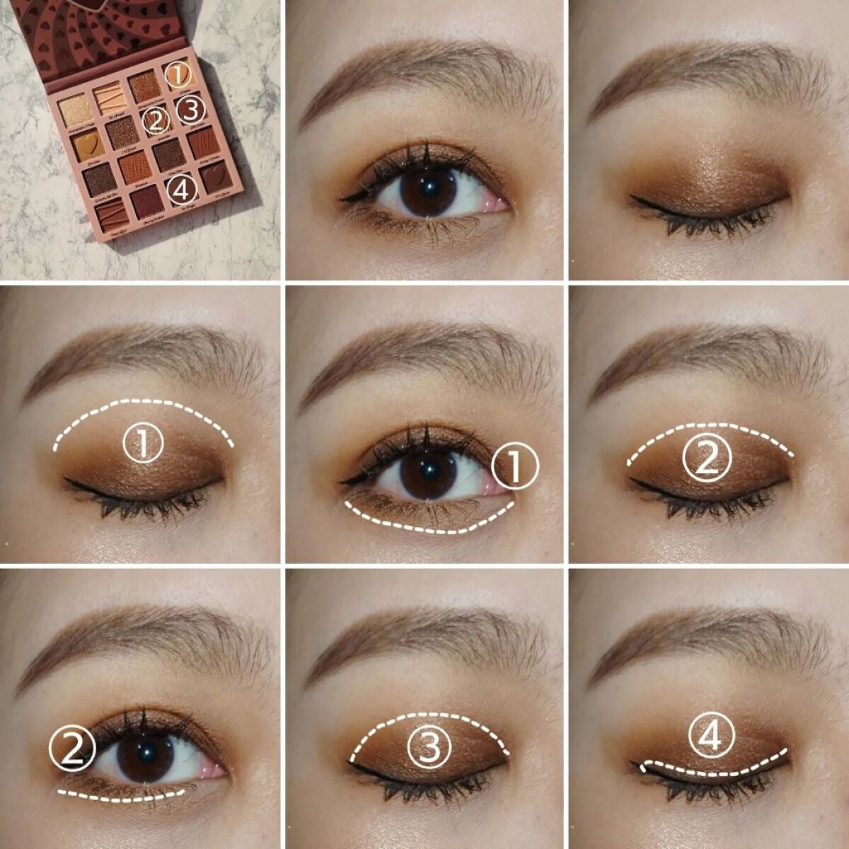 Not a box of chocolates/ColourPop/アイシャドウパレットを使ったクチコミ(4枚目)