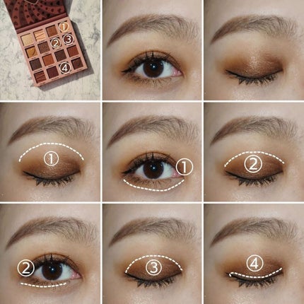 Not a box of chocolates/ColourPop/アイシャドウパレットを使ったクチコミ(4枚目)