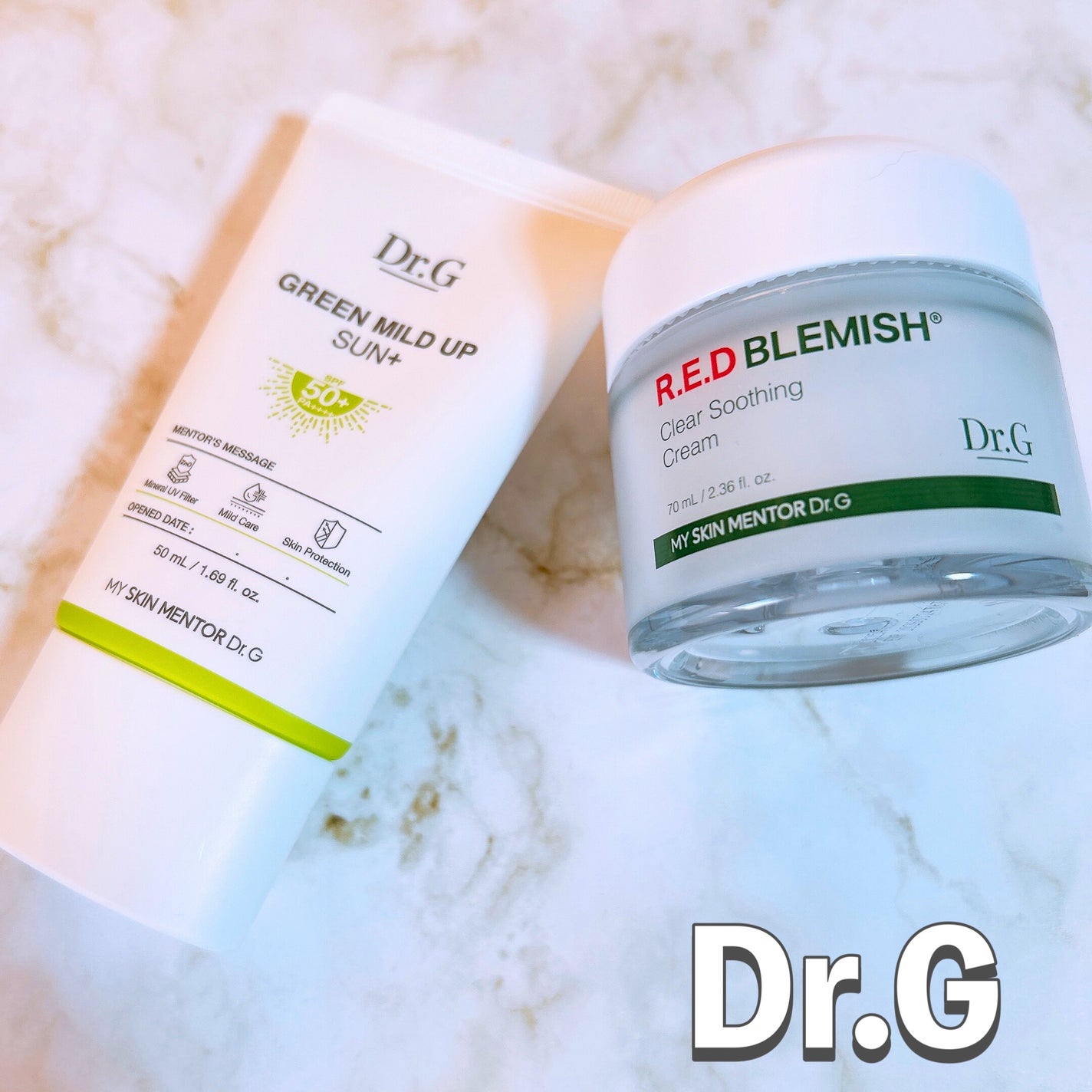 れいれいの美容垢🪞フォロバ100 on LIPS 「Dr.G・グリーンマイルドアップサンプラス・レッドブレミッシュ..」(1枚目)
