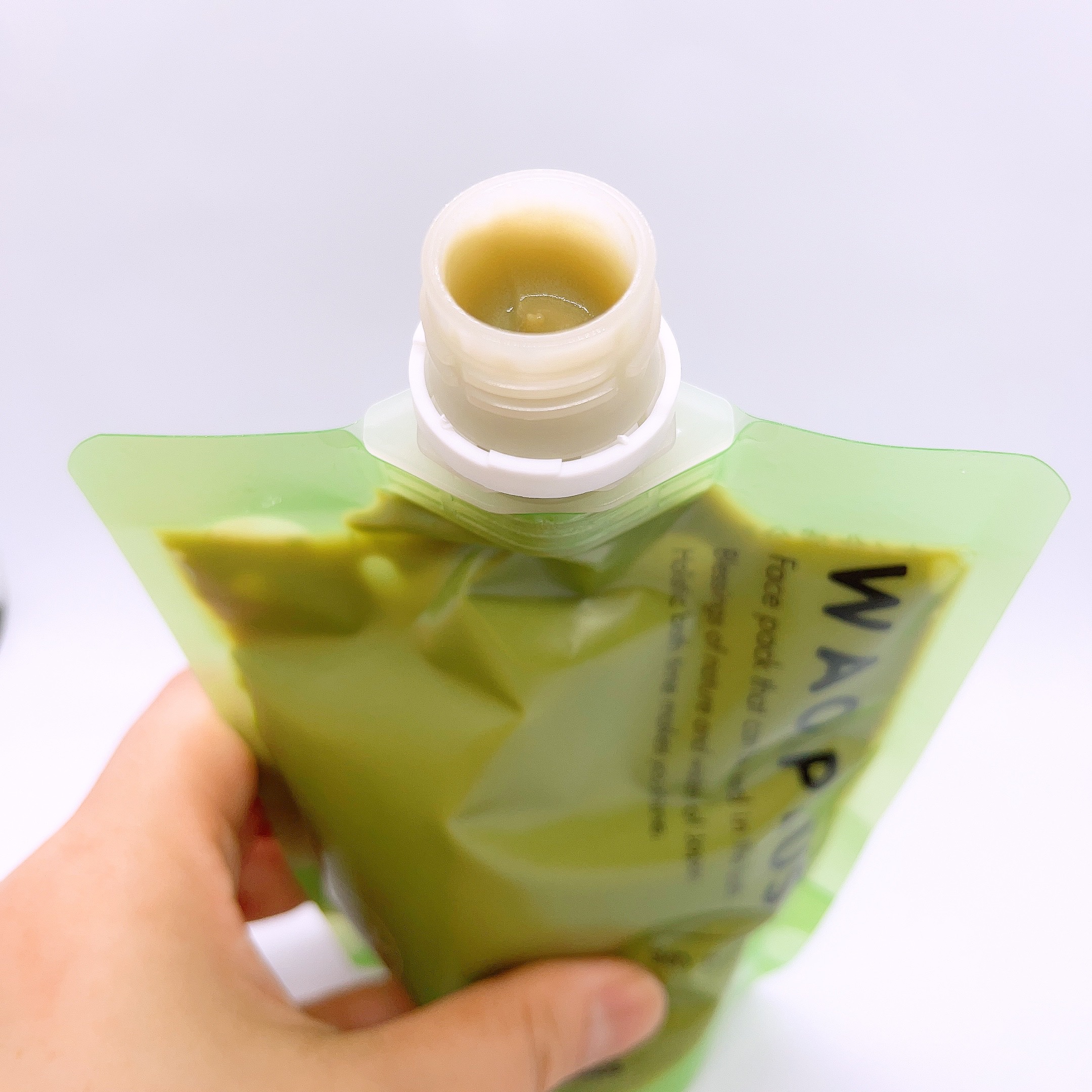 skinmarche WAOPLUS ハートリーフマグワートブースターマスク/ブレーンコスモス/洗い流すパック・マスクを使ったクチコミ（3枚目）