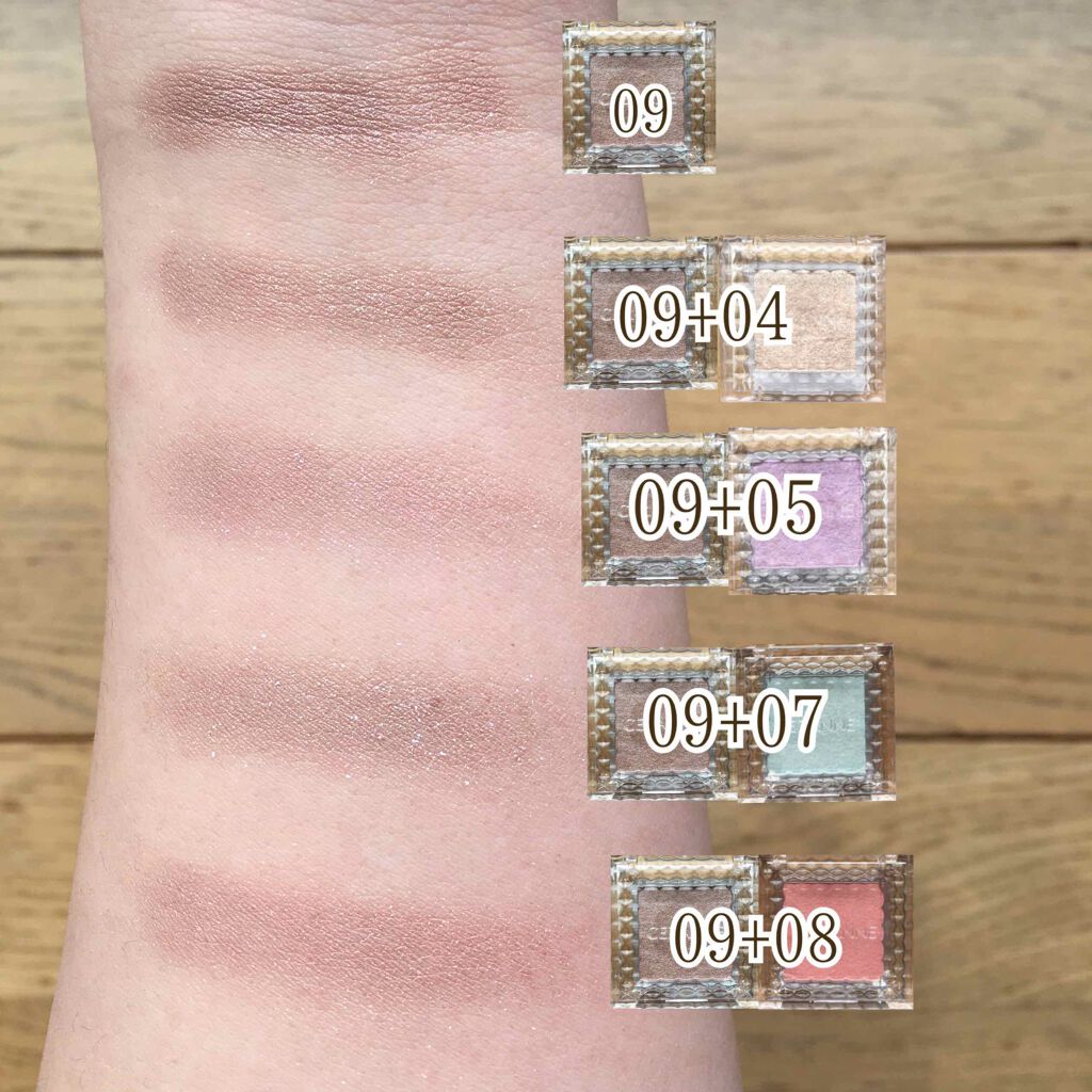 シングルカラーアイシャドウ/CEZANNE/単色アイシャドウを使ったクチコミ(4枚目)