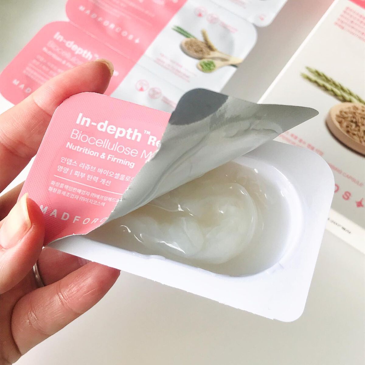 インデップス™リジュブバイオセルロースマスク/MADFORCOS/シートマスク・パックを使ったクチコミ(2枚目)