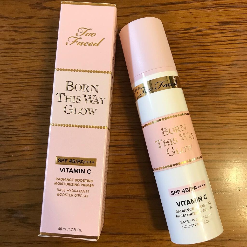 ボーン ディス ウェイ グロウ モイスチュアライジング メイクアップ プライマー/Too Faced/化粧下地を使ったクチコミ(1枚目)