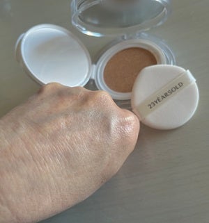 ハートリーフシーンカバークッション/23years old/クッションファンデーションを使ったクチコミ(4枚目)