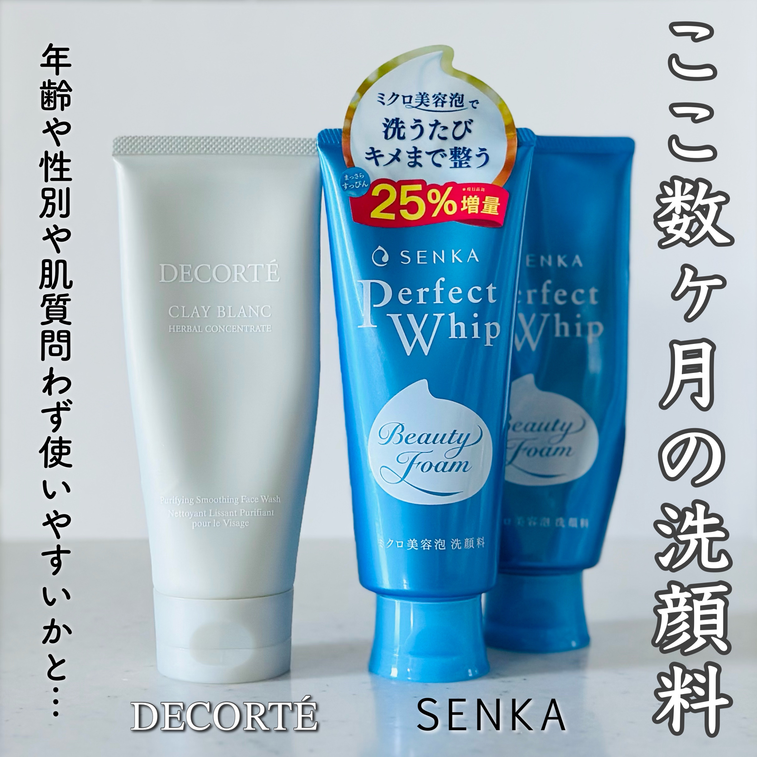 クレイ ブラン　ハーバル フェイスウォッシュ/DECORTÉ/洗顔フォームを使ったクチコミ（1枚目）