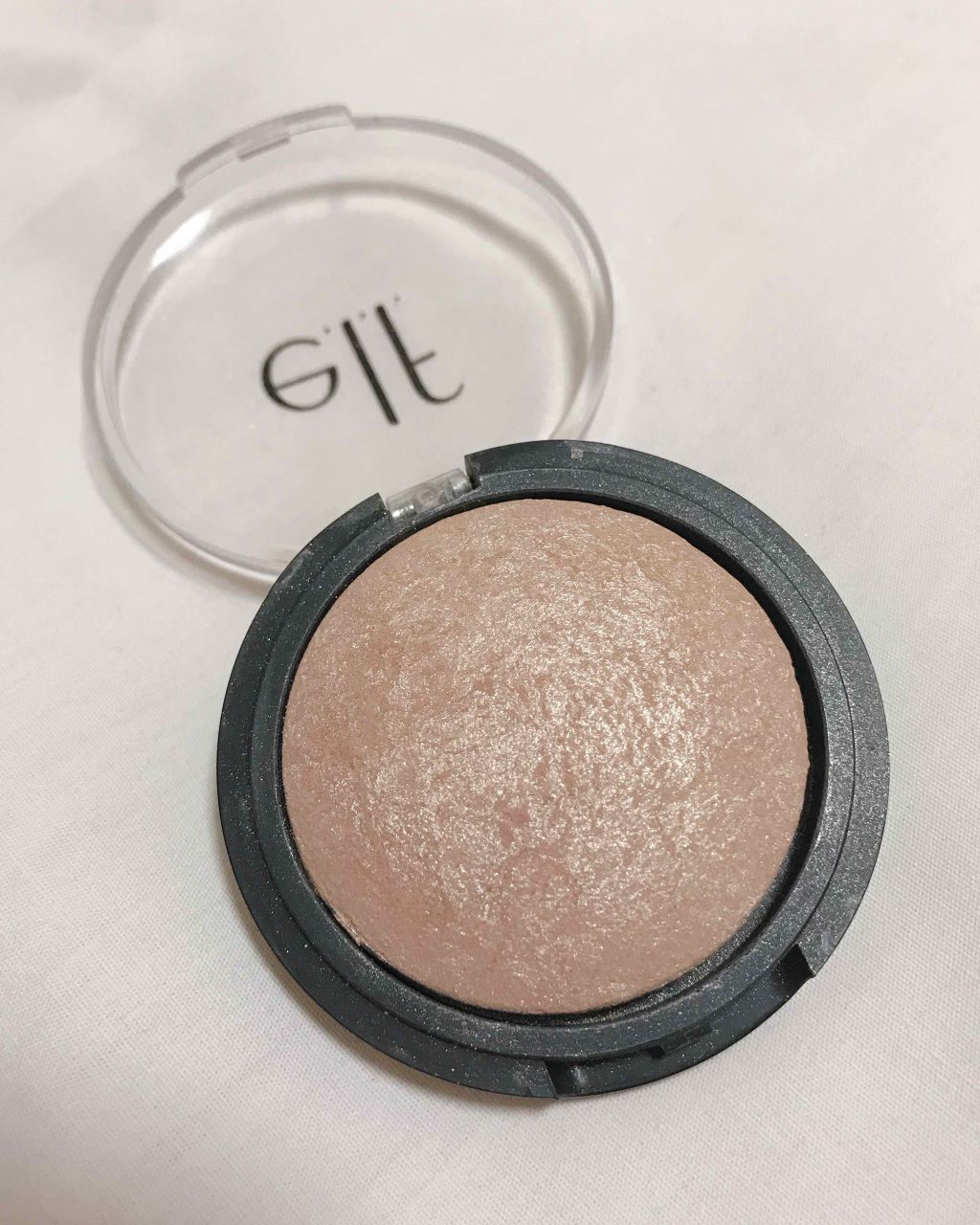ベイクドハイライター/e.l.f. Cosmetics/パウダーハイライトを使ったクチコミ（2枚目）