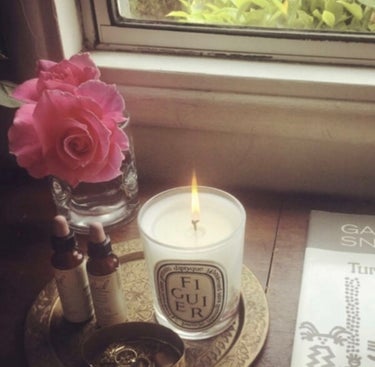 diptyque フレグランスキャンドル フィギュールのクチコミ「楽天でDIPTYQUEがお安いです♡
フィギエ(190g）です。
私がいつも購入するのはこのサ.....」（1枚目）