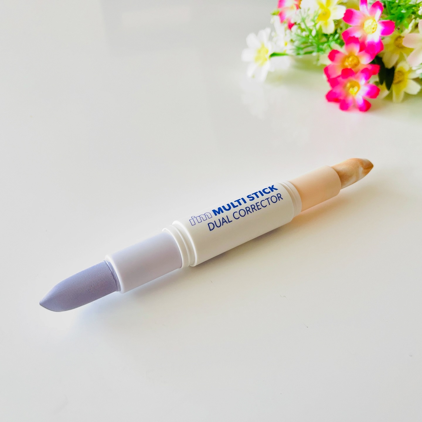 アイムマルチスティックデュアルコレクター 003 マーブルベージュ×パールラベンダー/i’m meme/スティックコンシーラーを使ったクチコミ（3枚目）