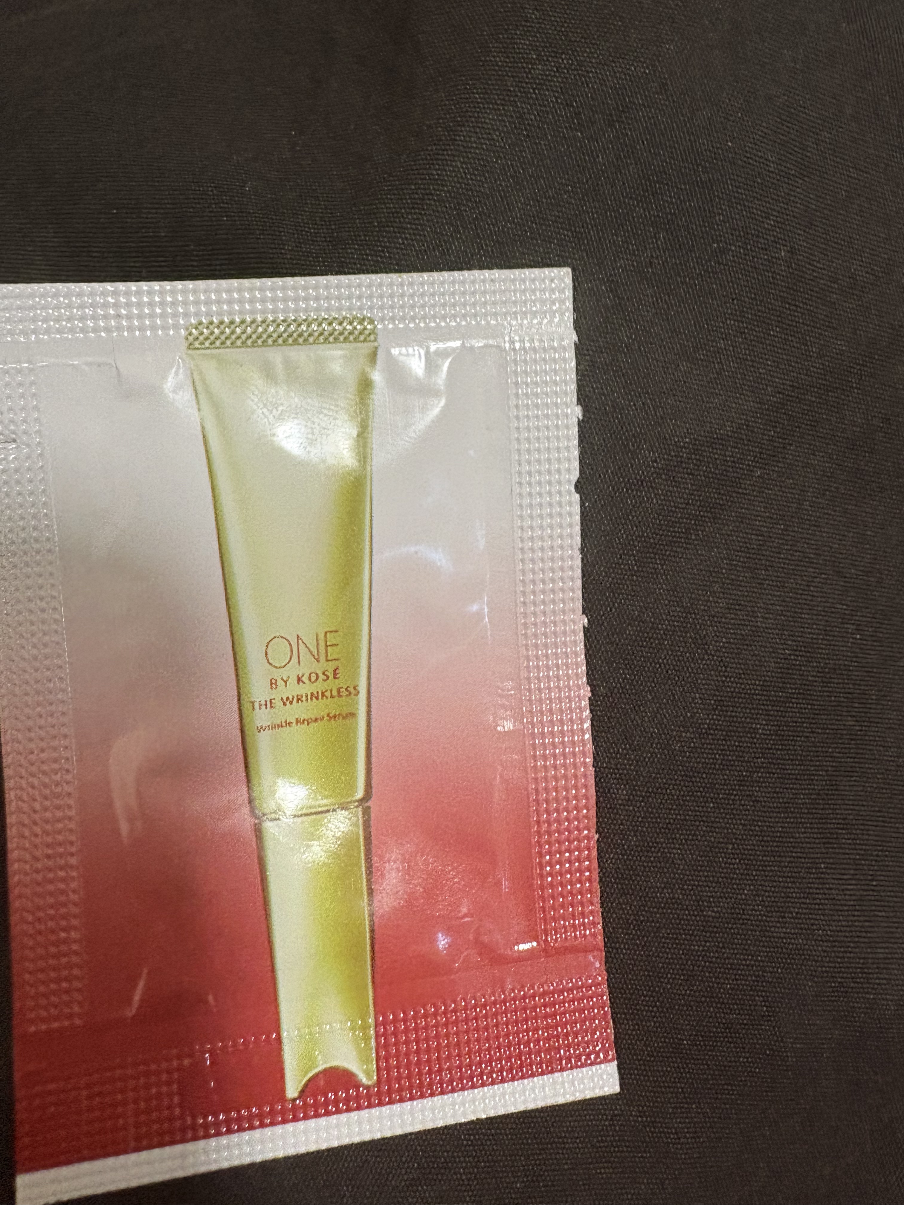ザ リンクレス S ラミネートトライアル1回分×4包入(限定)/ONE BY KOSE/アイケア・アイクリームを使ったクチコミ（1枚目）