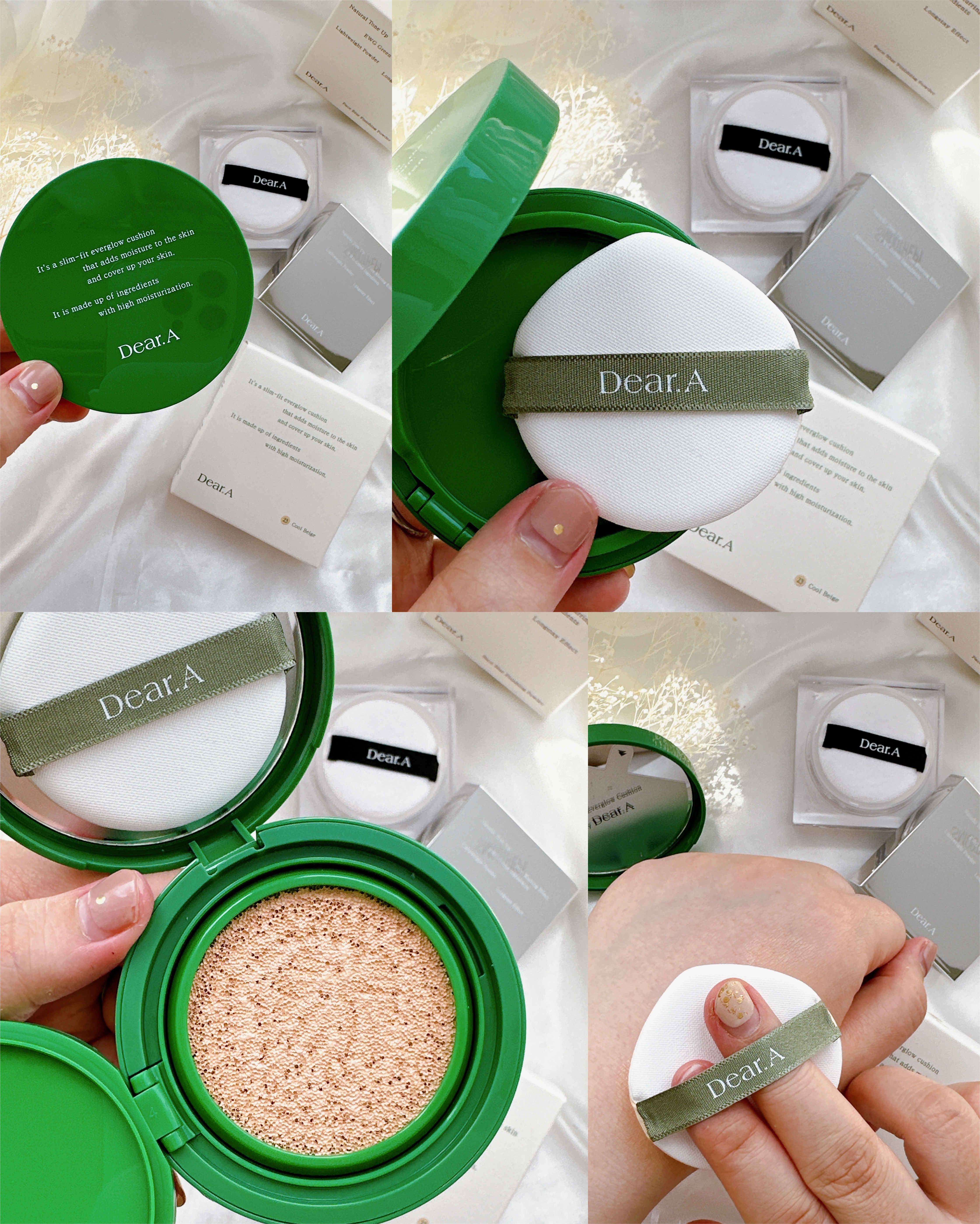 スリムフィットエバーグロウクッション/Dear.A/クッションファンデーションを使ったクチコミ（2枚目）