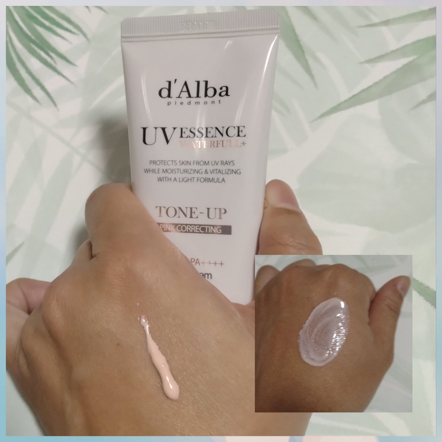 ウォータフルトーンアップサンクリーム/ダルバ/日焼け止めクリームを使ったクチコミ(2枚目)