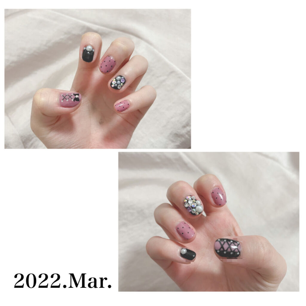 ジェルネイル（ライト対応）/セリア/ジェルネイルを使ったクチコミ（2枚目）