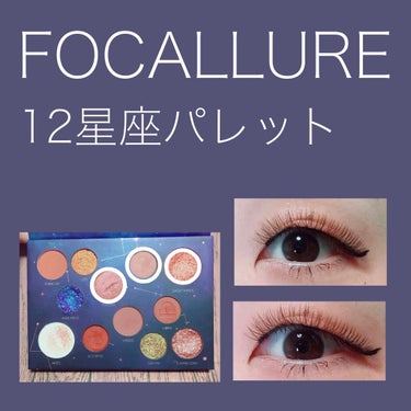 十二星座アイシャドウパレット/FOCALLURE/アイシャドウパレットを使ったクチコミ（1枚目）