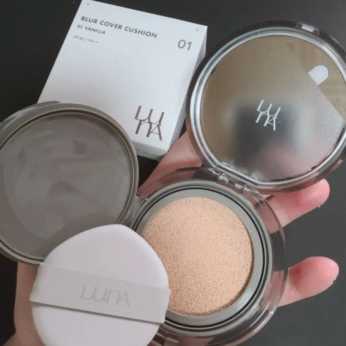 ブラーカバークッション/LUNA/クッションファンデーションを使ったクチコミ（2枚目）