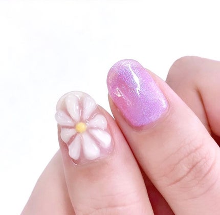 ジェルネイル(ライト対応)/セリア/ジェルネイルを使ったクチコミ(1枚目)