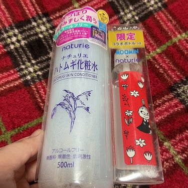 ハトムギ化粧水(ナチュリエ スキンコンディショナー R ) 500ml＋ 限定ムーミンデザインボトル/ナチュリエ/化粧水を使ったクチコミ（1枚目）