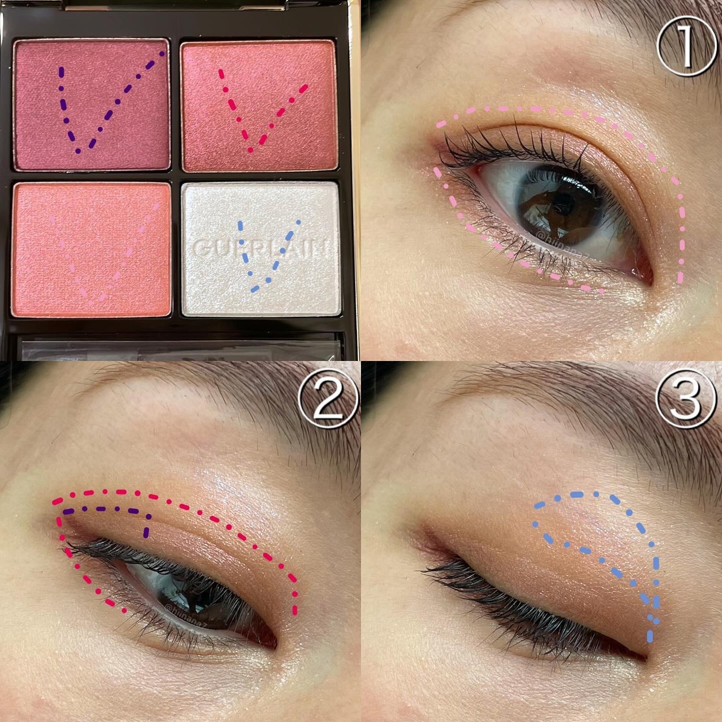 オンブル ジェ/GUERLAIN/アイシャドウパレットを使ったクチコミ(5枚目)