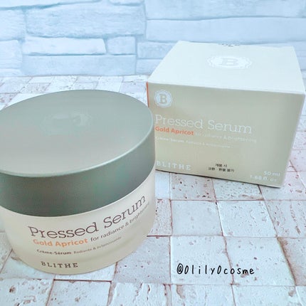 Pressed Serum Gold Apricot/BLITHE/美容液を使ったクチコミ(7枚目)