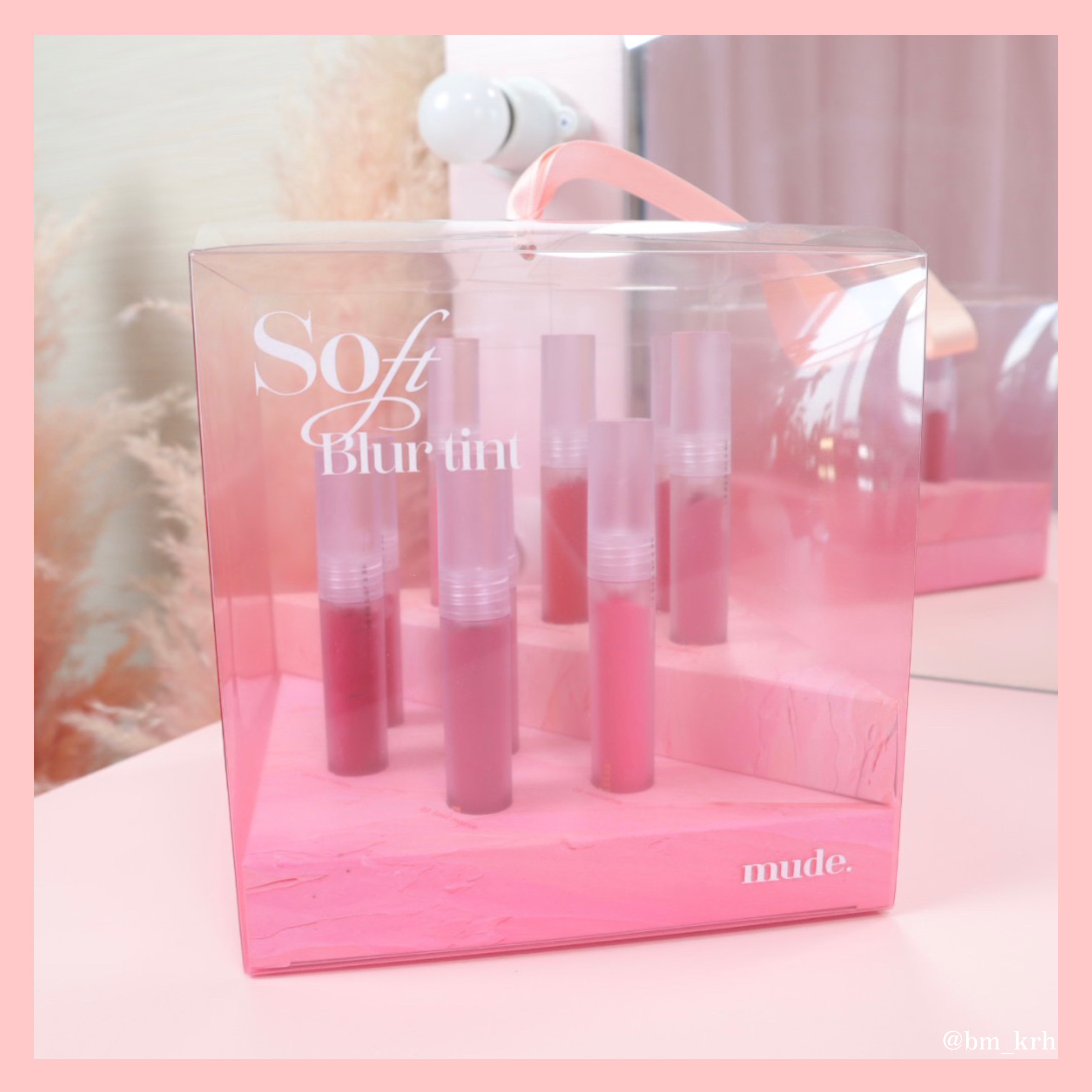 ソフトブラーティント/mude./リップティントを使ったクチコミ（2枚目）