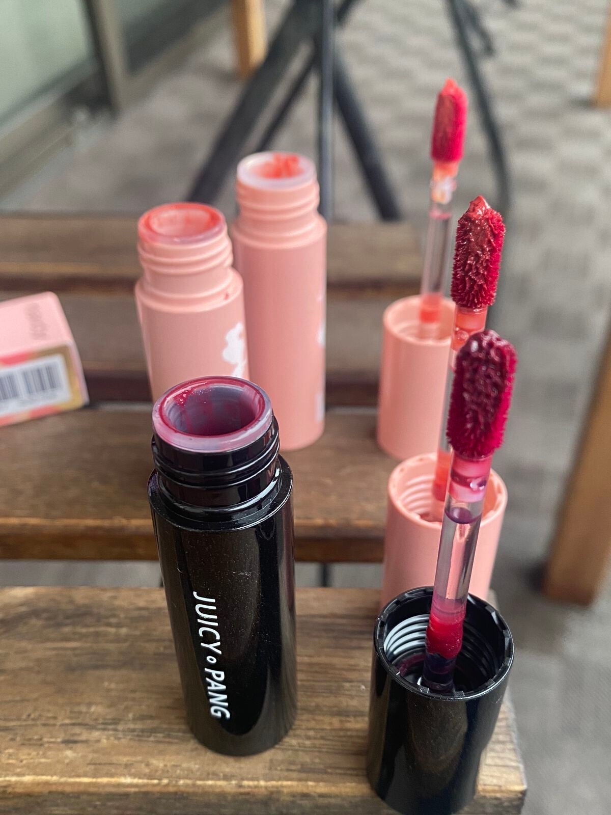 アピュー ジューシーパン スパークリングティント/A’pieu/口紅を使ったクチコミ(3枚目)