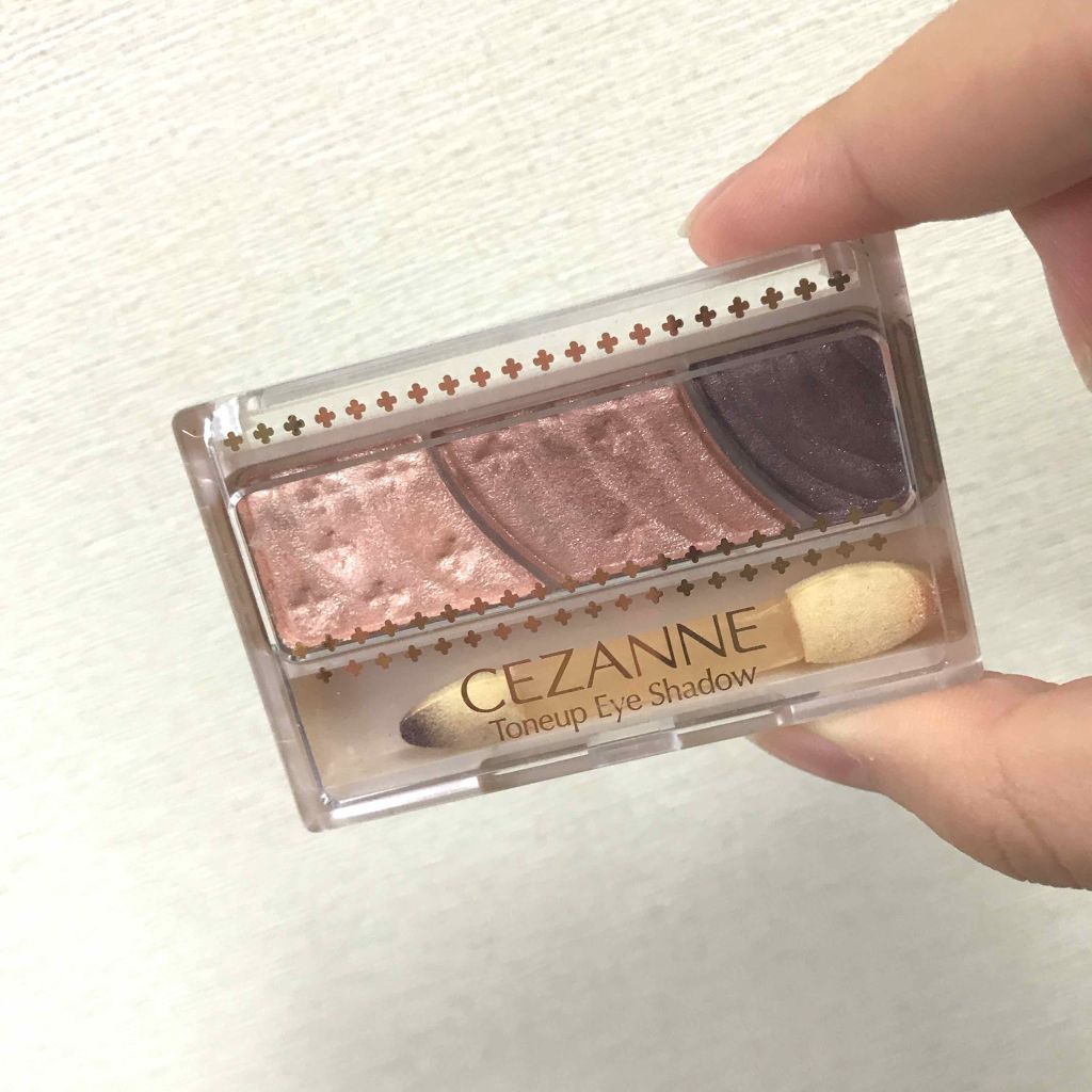 トーンアップアイシャドウ/CEZANNE/アイシャドウパレットを使ったクチコミ(1枚目)