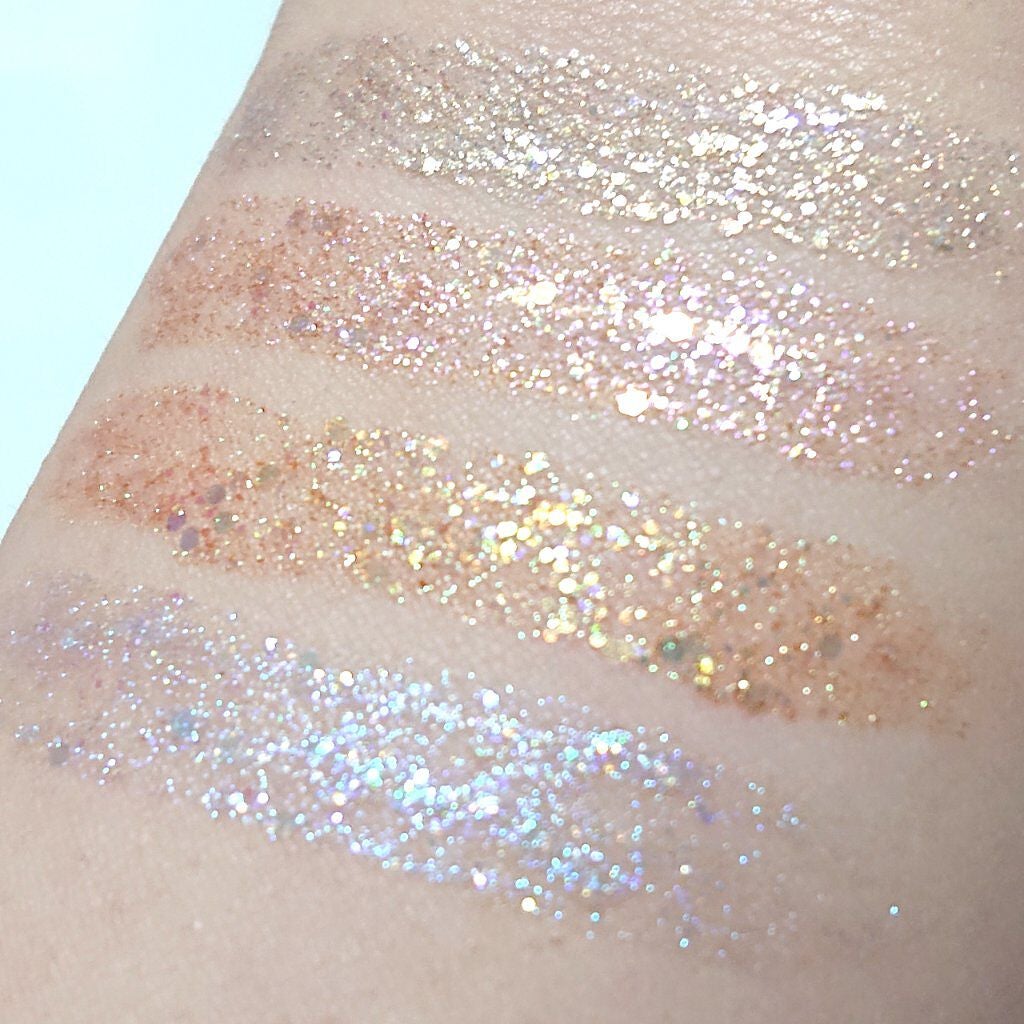 リキッド グリッター シャドウ/rom&nd/グリッターを使ったクチコミ(3枚目)