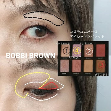 コスモ ユニバース アイシャドウ パレット/BOBBI BROWN/パウダーアイシャドウを使ったクチコミ（3枚目）