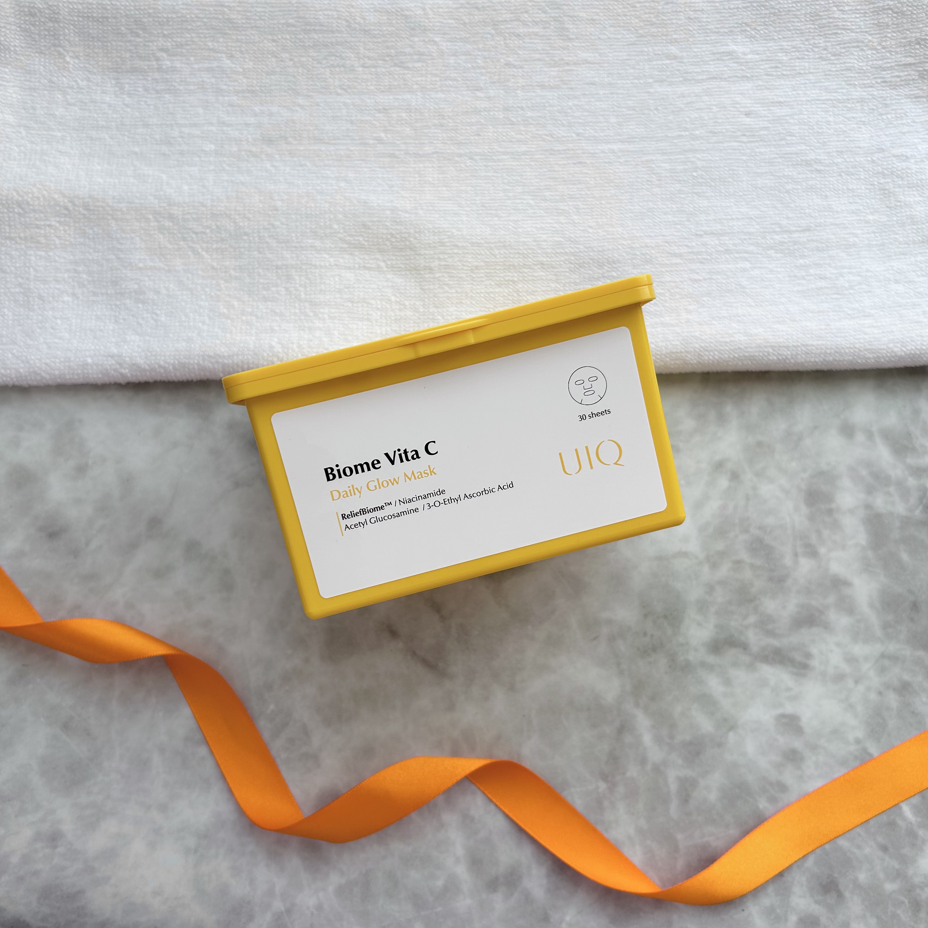 バイオームビタCグローデイリーシートマスク/UIQ/シートマスク・パックを使ったクチコミ（1枚目）
