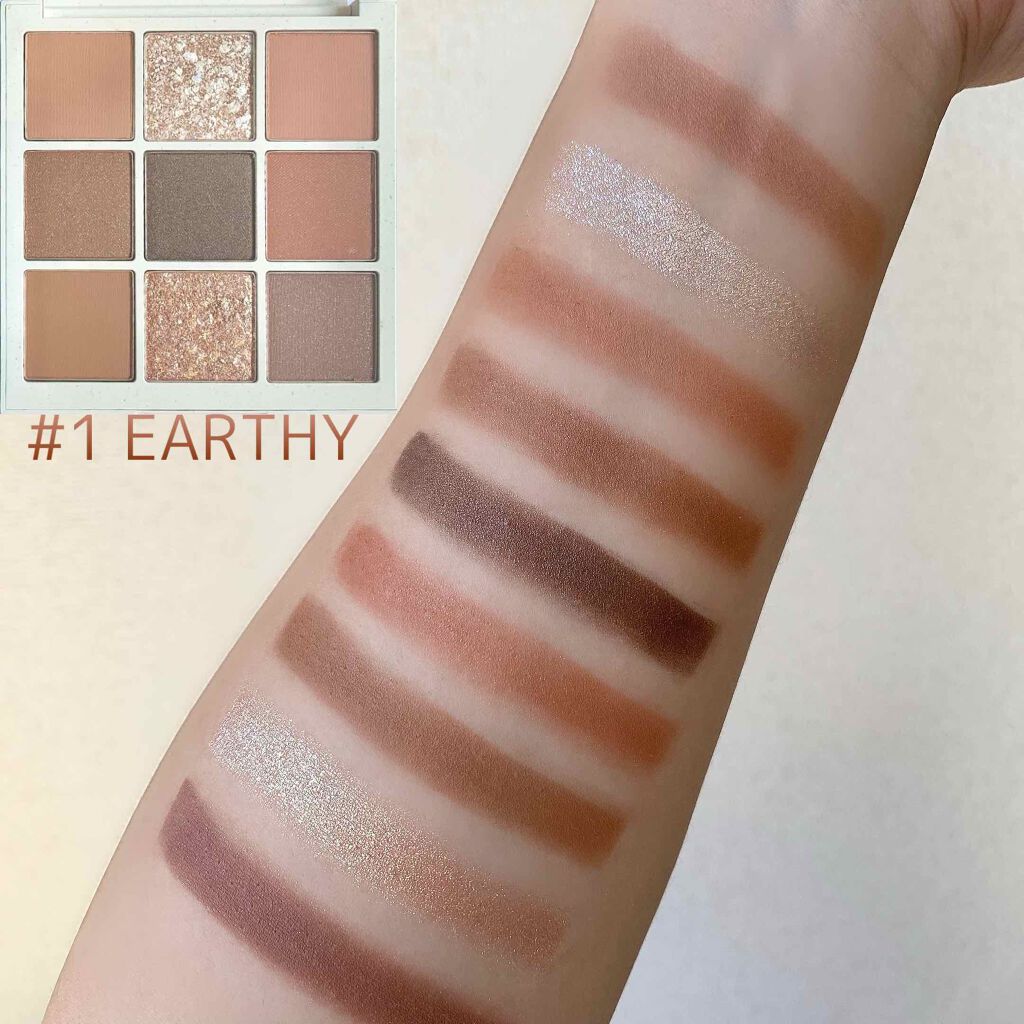 TERRAZZO Shadow palette/HOLIKA HOLIKA/アイシャドウパレットを使ったクチコミ(3枚目)