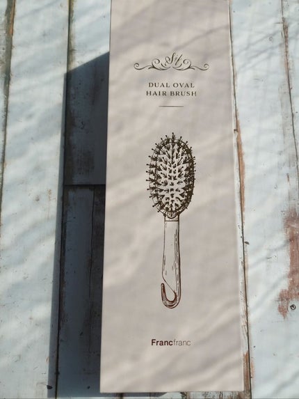 シヴ デュアルオーバル ヘアブラシ/フランフラン/ヘアブラシを使ったクチコミ(1枚目)