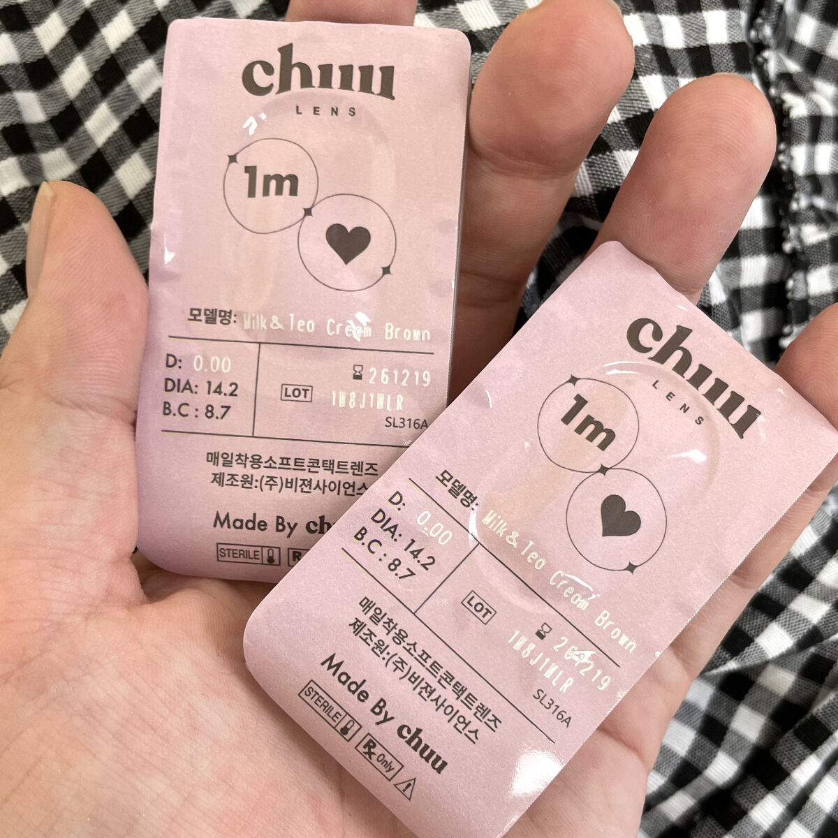 chuuLENS Milk&Tea 1day/chuu LENS/ワンデー（１DAY）カラコンを使ったクチコミ（2枚目）