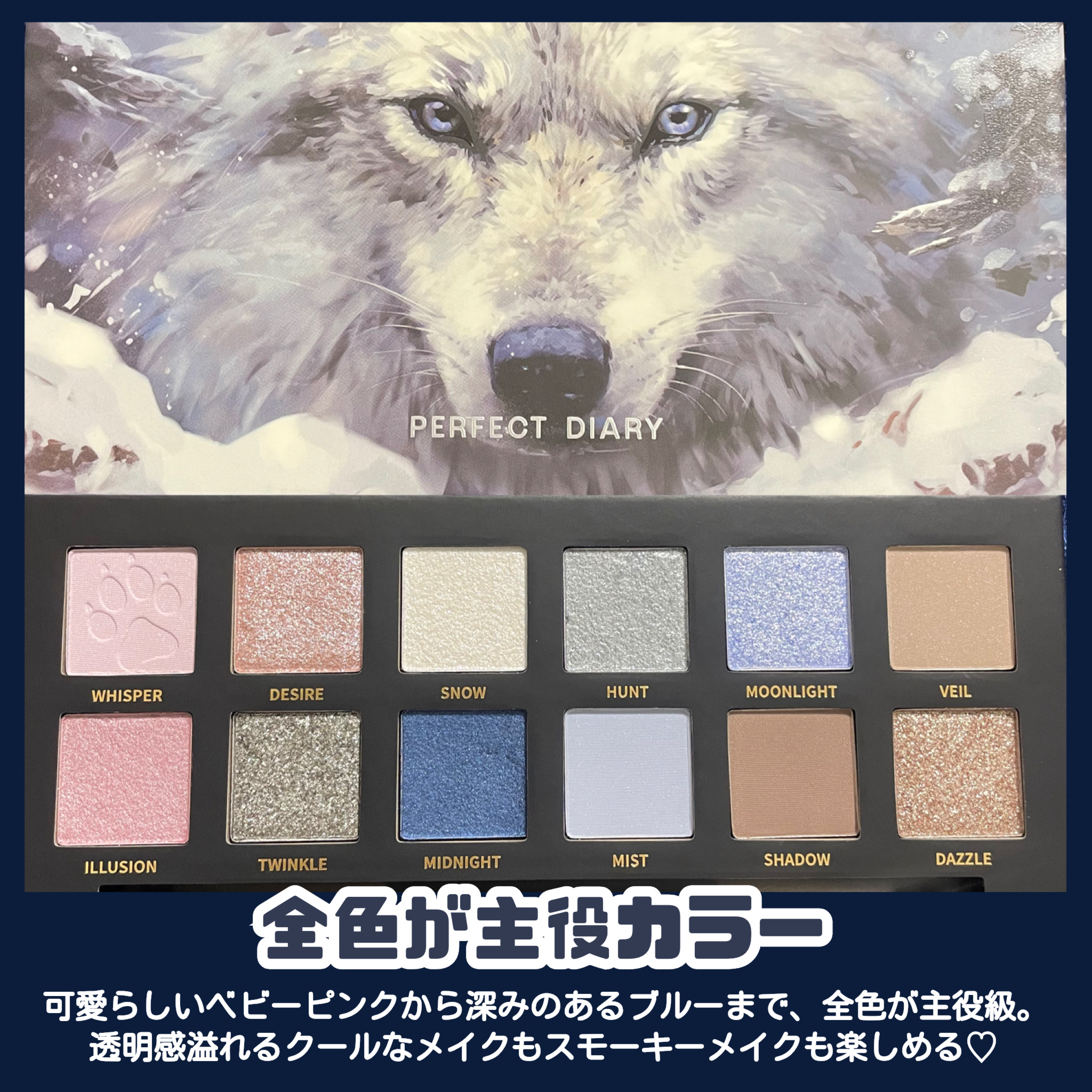 エクスプローラ12色 動物アイシャドウパレット/PERFECT DIARY/アイシャドウパレットを使ったクチコミ（3枚目）