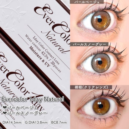 エバーカラーワンデー ナチュラル/エバーカラー/ワンデー(1DAY)カラコンを使ったクチコミ(2枚目)