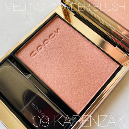 メルティング パウダー ブラッシュ/SUQQU/パウダーチークを使ったクチコミ(1枚目)