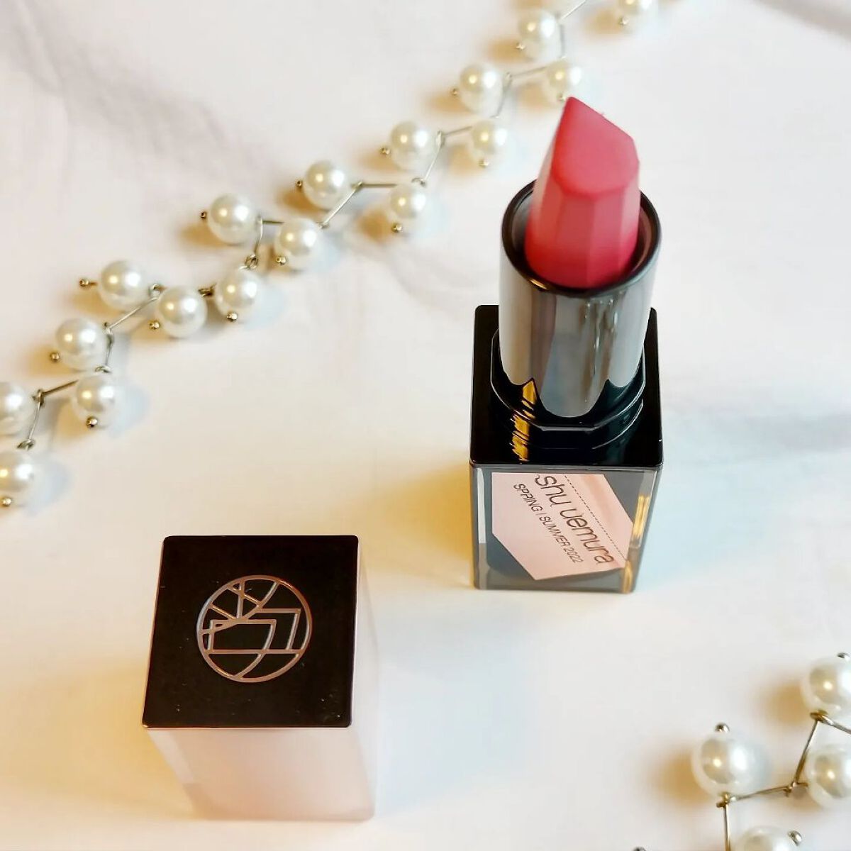 キヌ ルージュ サテン RD 173 オーバーン チュール( スプリング/サマー コレクション)/shu uemura/口紅を使ったクチコミ（2枚目）