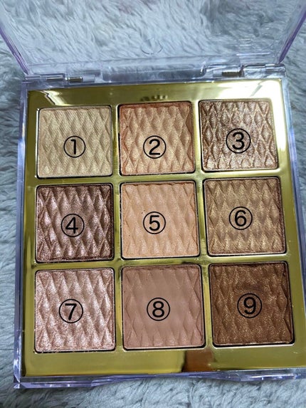 ソフトクレイビームアイシャドウパレット/AMIOK/ジェル・クリームアイシャドウを使ったクチコミ(2枚目)