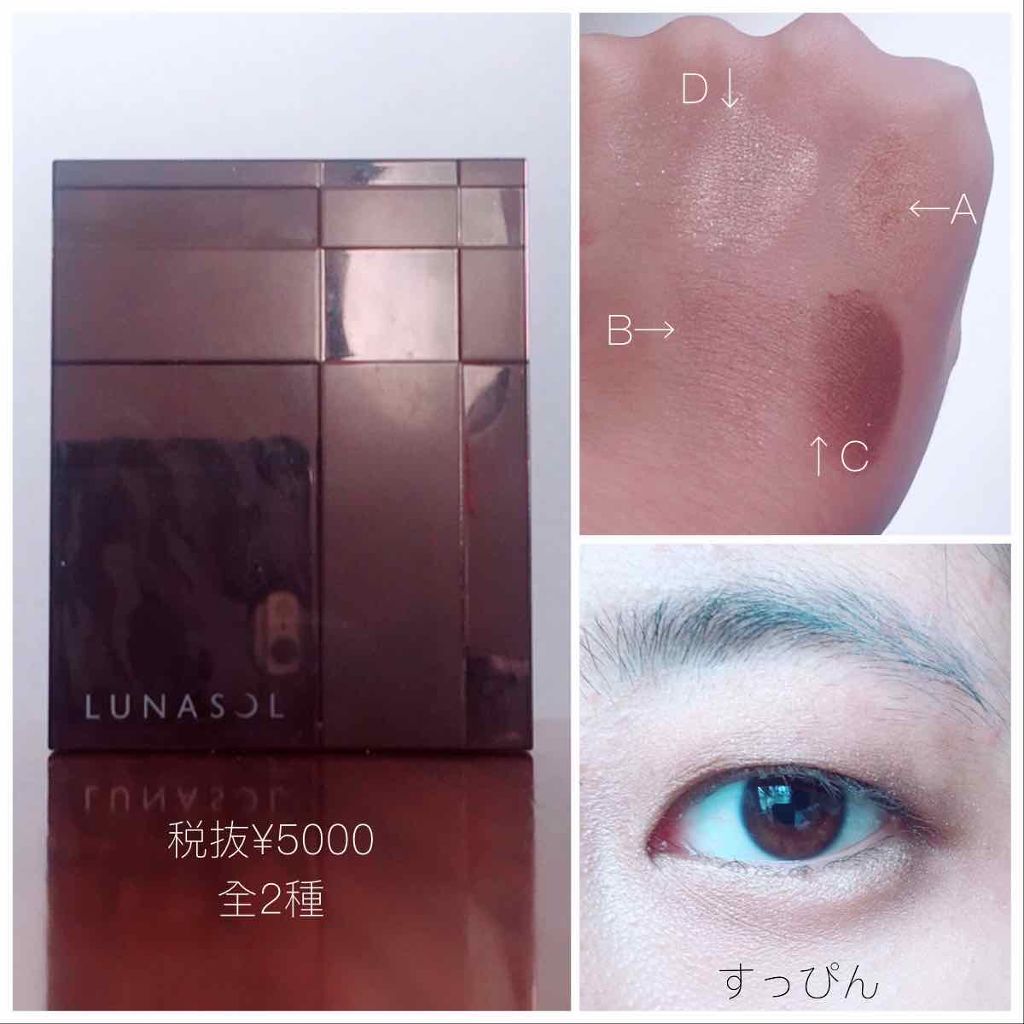 スキンモデリングアイズ/LUNASOL/アイシャドウパレットを使ったクチコミ(2枚目)