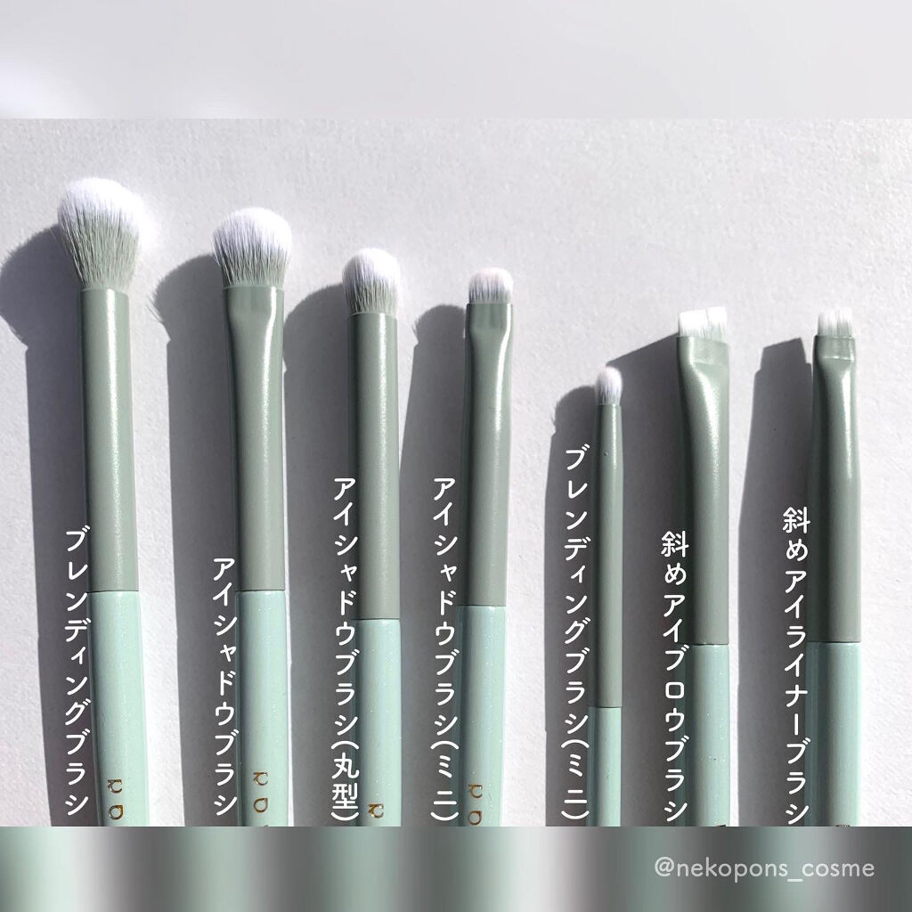 メイクブラシセット/Rownyeon/メイクブラシを使ったクチコミ（3枚目）