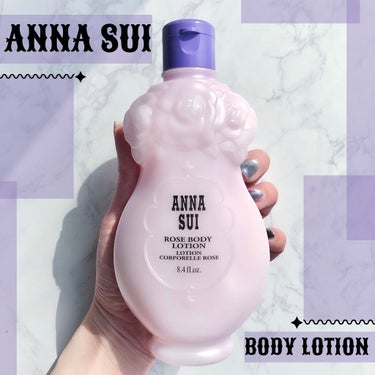 ANNA SUI ローズ ボディ ローションのクチコミ「❏ ANNA SUI 
❏ ローズボディーローション
❏ 250ml
❏ ¥1,980 (税込.....」（1枚目）